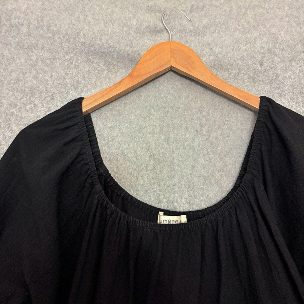 Umgee Tunic Dress LagenLook Gauzy Boho Hippie Tassel Slv Size 2X Embroidered‎ - Picture 3 of 6